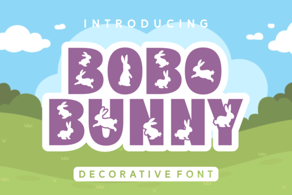 Bobo Bunny: A Playful Decorative Typeface for Spring Branding