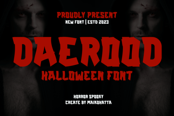 Daerood: The Spooky Typeface for Halloween Web Design
