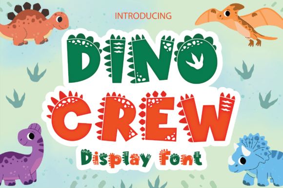 Dino Crew: A Playful Decorative Typeface for Engaging Web Design