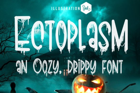 Ectoplasm: A Playful Decorative Font for Seasonal Campaigns
