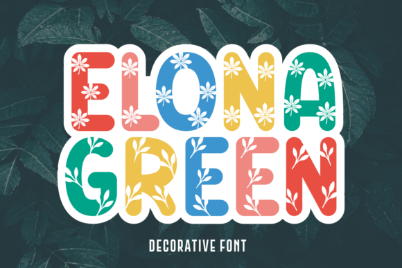 Elona Green: The Decorative Font for Scroll-Stopping Social Media Graphics