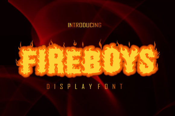 Fire Boys: A Decorative Typeface for Bold Brand Identity Projects