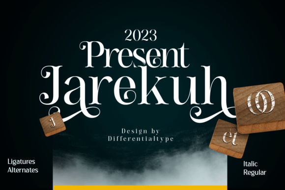 Jarekuh: A Neat Decorative Serif for Editorial Design