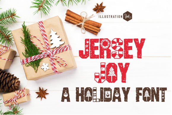 Jersey Joy: A Festive Typeface for Editorial Design