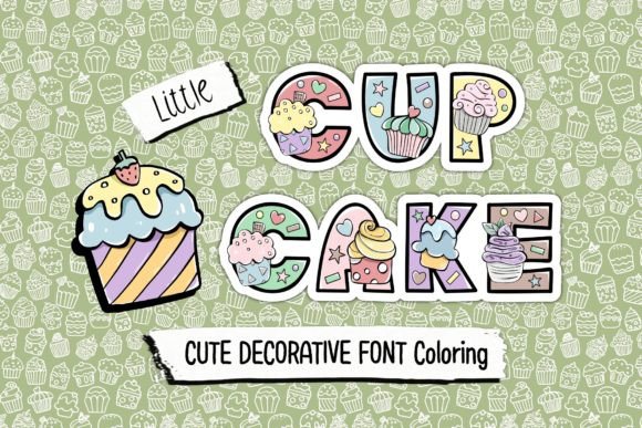 Little Cupcake: A Playful Decorative Typeface for Editorial Design