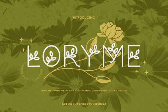 Loryme Typeface: A Quirky Decorative Font for Clearer Campaign Messaging
