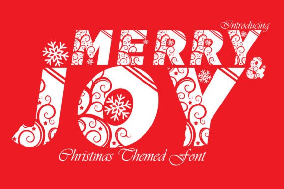 Merry and Joy: The Creative Font for Festive Campaigns