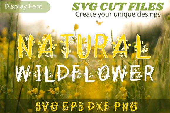 Natural Wildflower: A Creative Decorative Font for Brand Identity