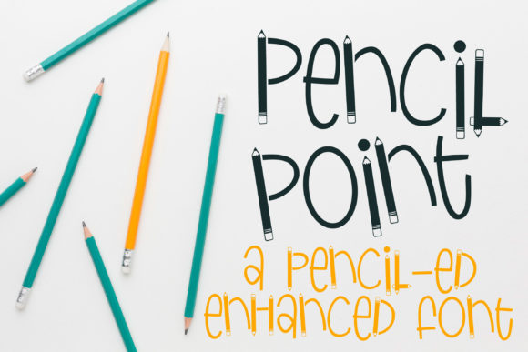 Pencil Point: A Handmade Decorative Font for Editorial Design