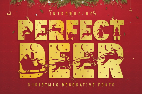 Perfect Deer: A Magical Decorative Typeface for Editorial Design