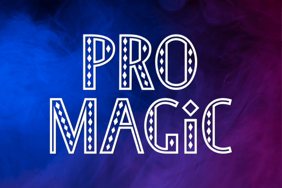 Pro Magic Typeface: Elevate Digital Campaigns With Mesmerizing Decorative Typography