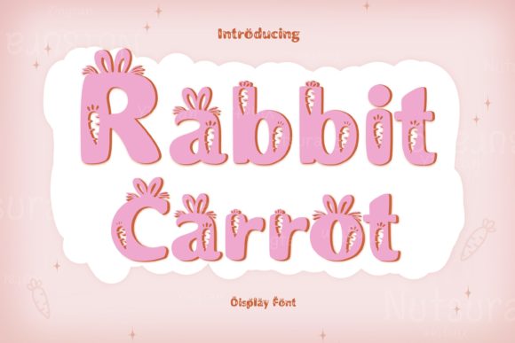 Rabbis Carrot: A Playful Decorative Typeface for Handmade Branding