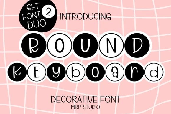 Round Keyboard Font: A Playful Typeface for Digital Branding