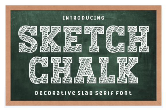 Sketch Chalk: The Perfect Decorative Font for Handmade Crafts