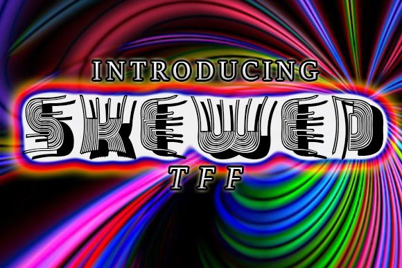 Skewed: The Creative Decorative Font for Bold Brand Identity