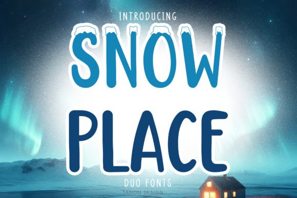 Snow Place: A Festive Typeface for Digital Designers