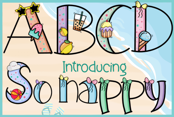 So Happy Typeface: A Joyful Font for Digital Design Projects