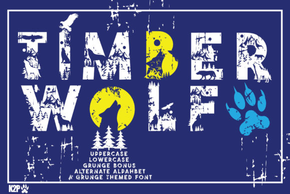 Timber Wolf: A Bold Decorative Typeface for Editorial Design