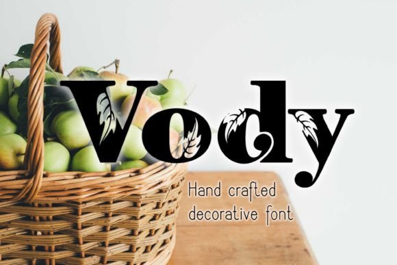 Vody: A Premium Decorative Font for Polished Brand Identity