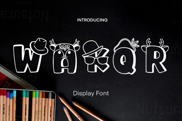 Wakqr: A Quirky Decorative Typeface for Bold Brand Identity
